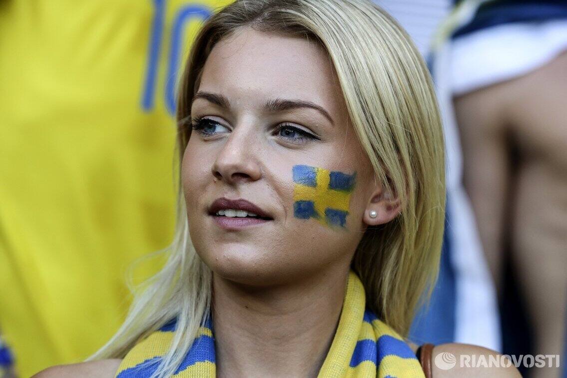 Swedish girl playing image