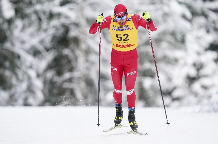 Алексей Червоткин занял третье место в гонке на 15 км на этапе «Тур де Ски» - фото