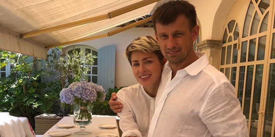 Сергей Семак в Италии женился на экс-супруге Анне - фото