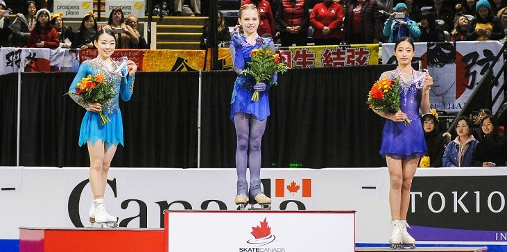 Александра Трусова после победы на Skate Canada с четырьмя четверными прыжками рассказала, над чем будет работать теперь - фото