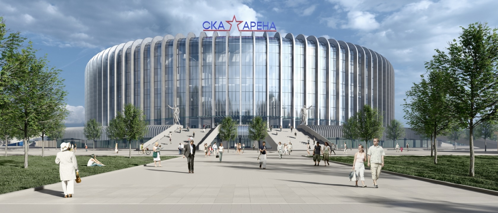 На Градсовете Петербурга представили архитектурный облик «СКА Арены» - фото