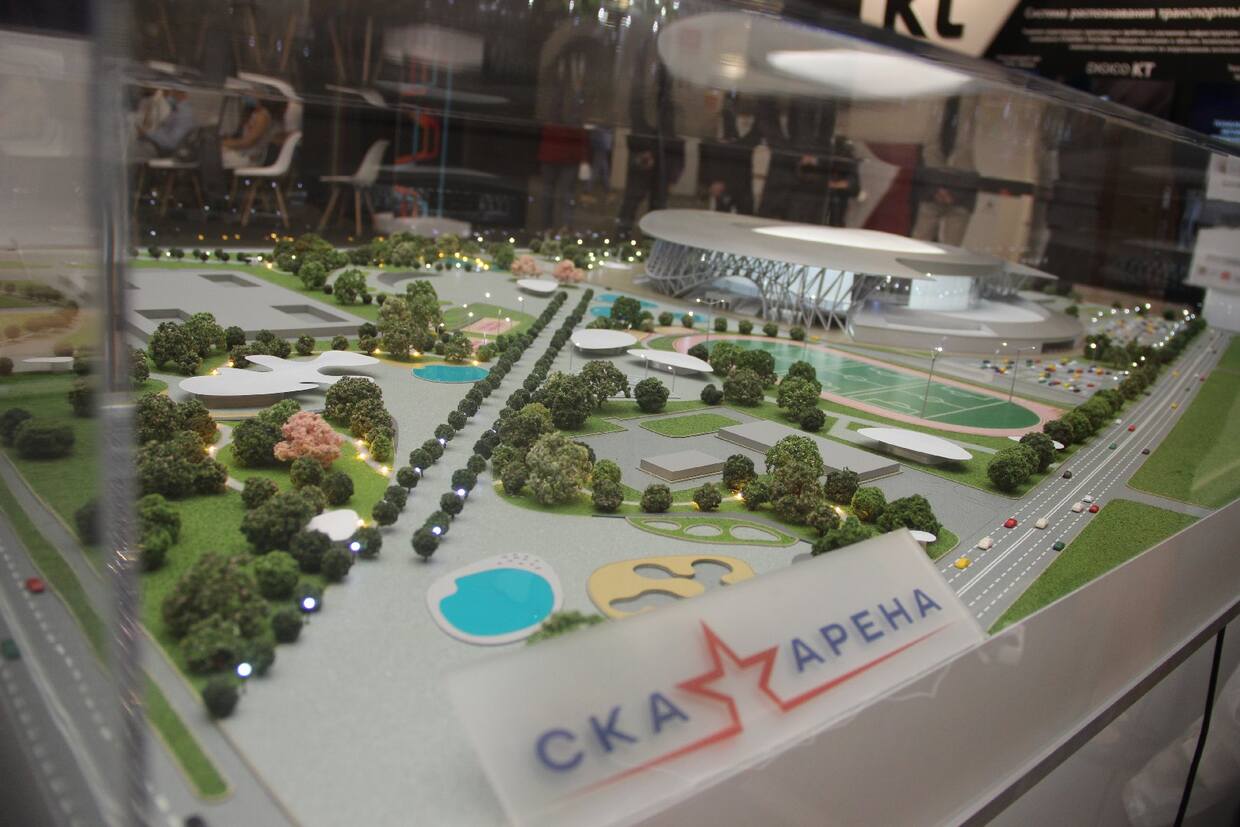 На ПМЭФ представили макет территории вокруг «СКА Арены» - фото