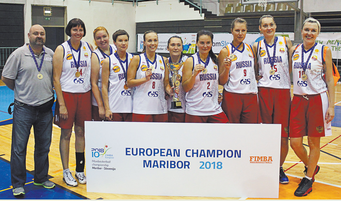 Сборная СЗЛБЛ — победитель 10-го чемпионата Европы среди ветеранов по баскетболу - фото