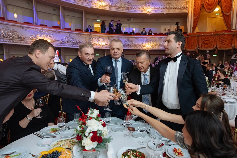 Александр Медведев на премии «Герои хоккея» в Санкт-Петербурге