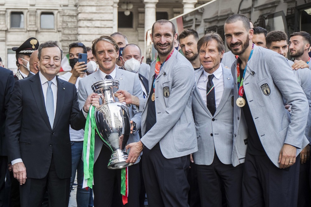 Роберто Манчини в сборной Италии после победы на чемпионате Европы, 2021