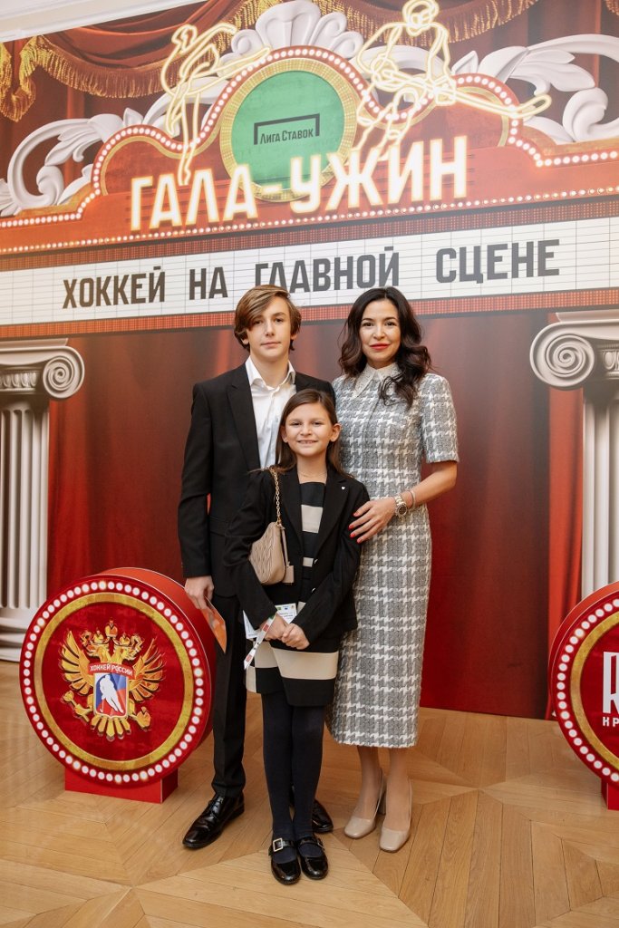 Ольга Журавская на премии «Герои хоккея» в Санкт-Петербурге