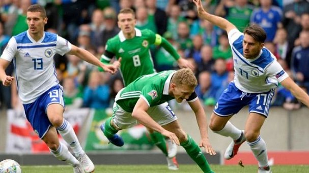 Команда Боснии и Герцеговины победила сборную Северной Ирландии в матче Лиги Наций - фото