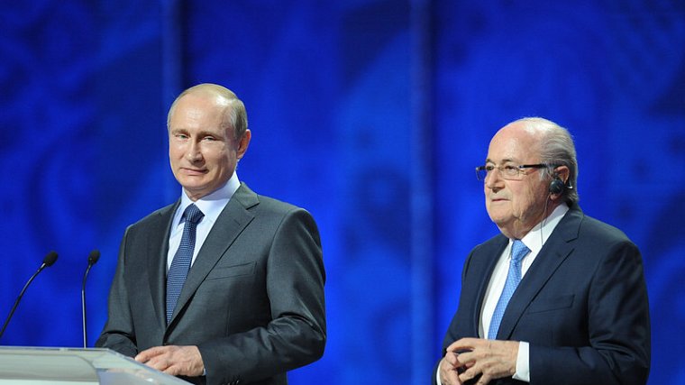 Песков: Не можем назвать деталей частной встречи Путина и экс-президента ФИФА Блаттера - фото