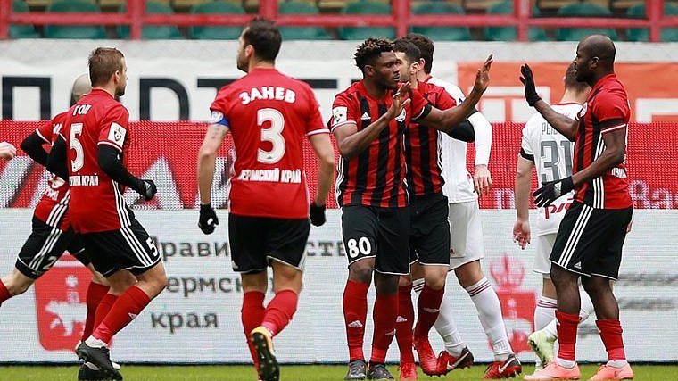 «Амкар» обыграл «Тамбов» в первом стыковом матче - фото