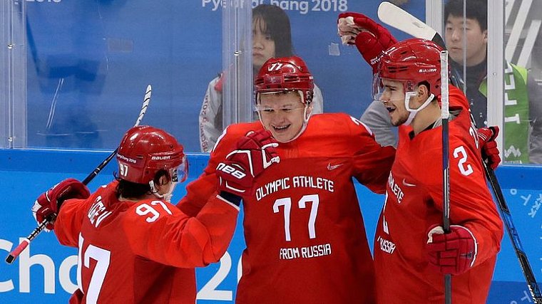 Российские хоккеисты забросили восемь шайб Словении - фото