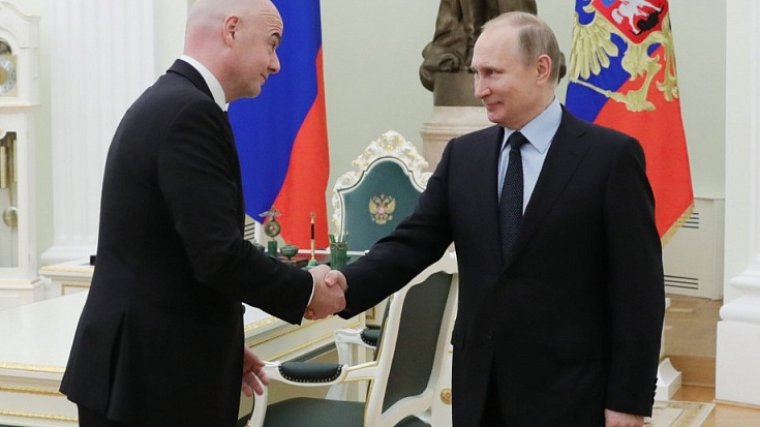 Путин обсудил с Инфантино подготовку к ЧМ-2018 - фото