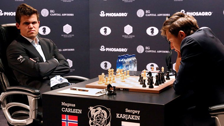Карлсен и Карякин согласились на ничью на 40-й минуте 12-й партии - фото