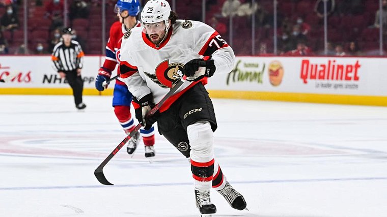 Форвард «Оттавы» Егор Соколов провел первый матч в НХЛ - фото