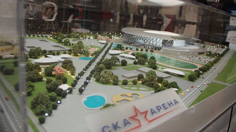 На ПМЭФ представили макет территории вокруг «СКА Арены» - фото