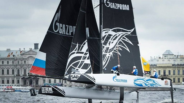 Gazprom Team Russia на этапе парусных гонок Extreme Sailing Series в Петербурге! - фото