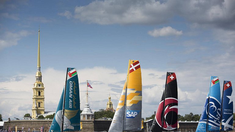Гонки Extreme Sailing Series возвращаются в Петербург на «парящих» катамаранах - фото