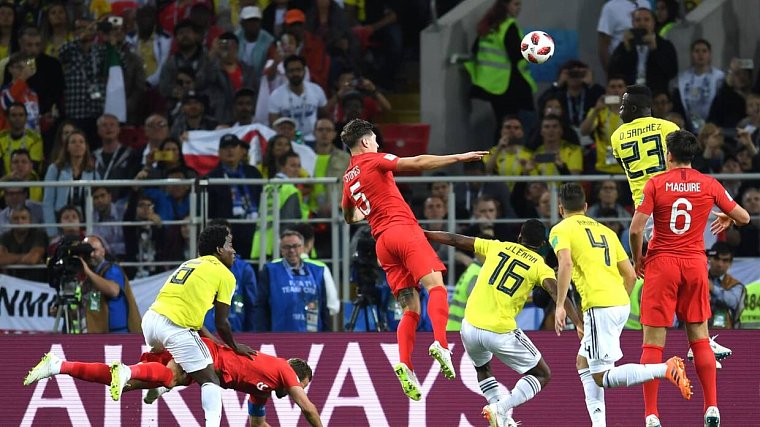 Колумбия на последних минутах сравнивает счет в матче с Англией, ничья после основного времени - фото