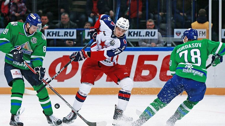 «Салават Юлаев» сравнял счет в матче с ЦСКА, но судьи отменили гол - фото
