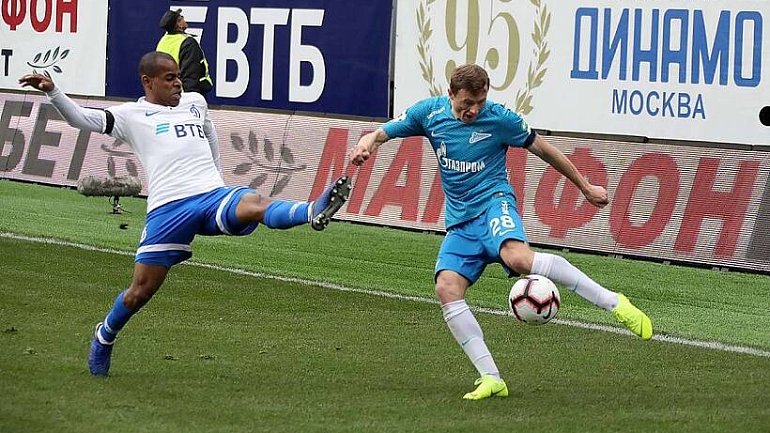 «Зенит», играя в меньшинстве с 37-ой минуты, уступил «Динамо» - фото