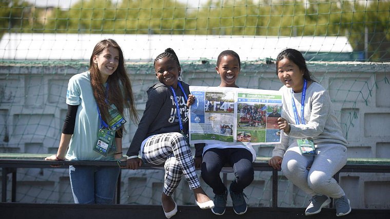 Международный детский пресс-центр программы «Футбол для дружбы» 2019 начал свою работу - фото