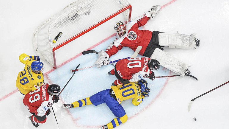 Шведы забросили 9 шайб Австрии, Канада обыграла Францию - фото
