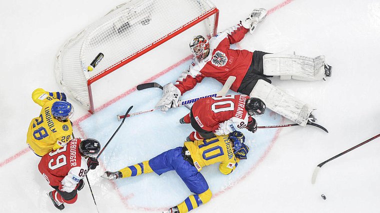 Шведы забросили 9 шайб Австрии, Канада обыграла Францию - фото