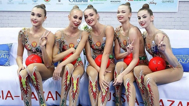 Россиянки взяли золото в групповых упражнениях на ЧМ в Баку - фото