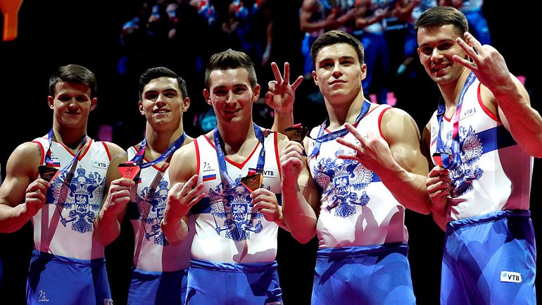 Российские гимнасты впервые в истории завоевали золото ЧМ-2019 в командном многоборье - фото