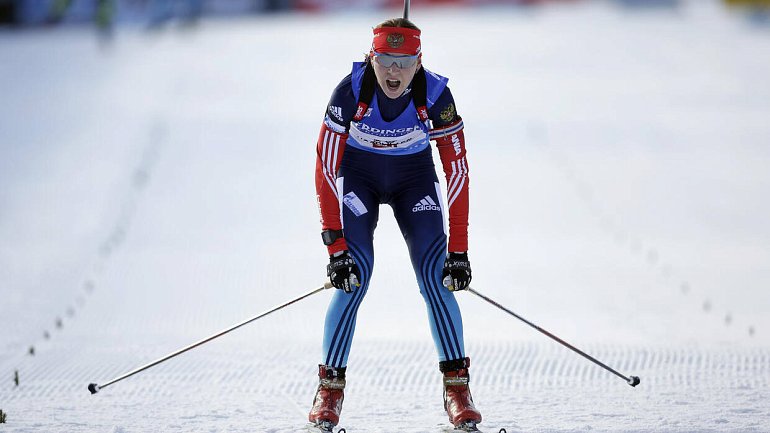 Екатерина Глазырина заняла пятое место в спринте на этапе Кубка IBU - фото