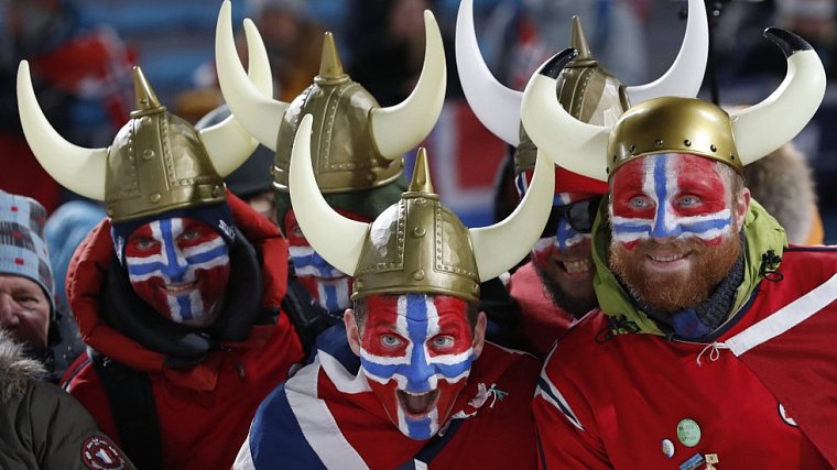 Норвегия выиграла все гонки, показанные 23 февраля на Первом канале - фото