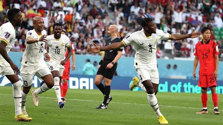 Сборная Ганы победила Южную Корею в матче с пятью голами на ЧМ-2022 - фото