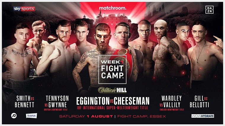 Боксерский вечер Matchroom Boxing 1 августа: Чизмэн – Эггингтон, Теннисон – Гуинн - фото
