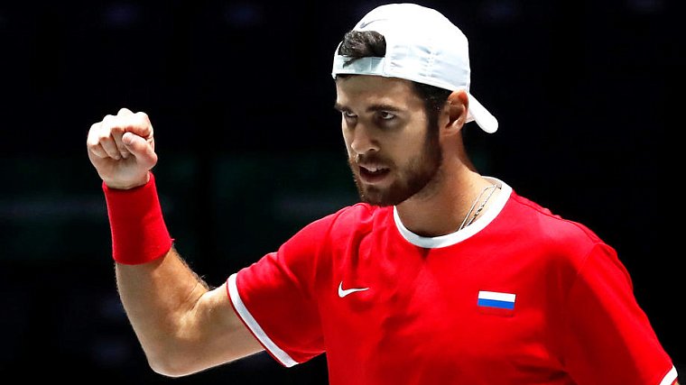 Хачанов одержал волевую победу над Фритцем на ATP Cup, Россия повела в матче с США - фото