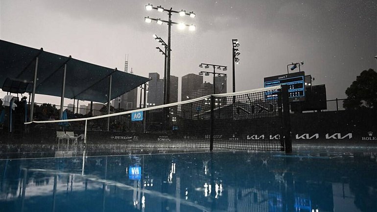 Australian Open приостановлен из-за погодных условий - фото