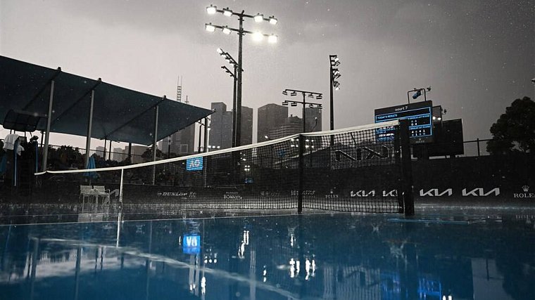 Australian Open приостановлен из-за погодных условий - фото