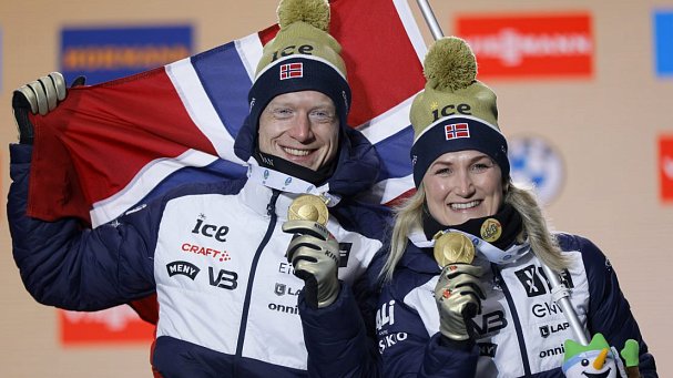 Сборная Норвегии выиграла медальный зачет чемпионата мира по биатлону - фото