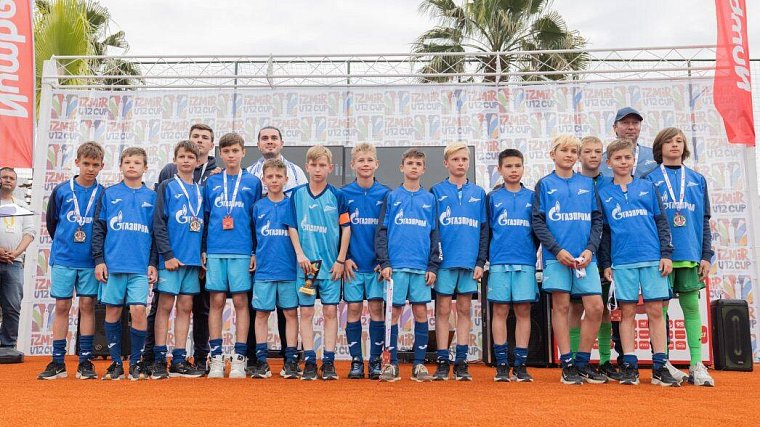 «Зенит» U-12 принял участие в международном Кубке Измира в Турции - фото