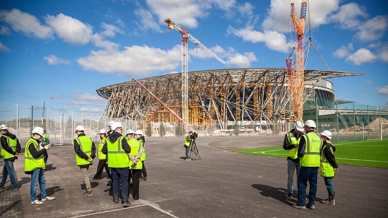 Лучший хоккейный комплекс в мире. Вице-губернатор Петербурга побывал на строительстве «СКА Арены» - фото
