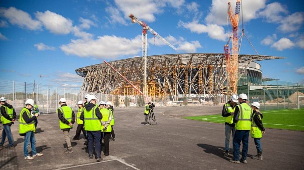 Лучший хоккейный комплекс в мире. Вице-губернатор Петербурга побывал на строительстве «СКА Арены» - фото