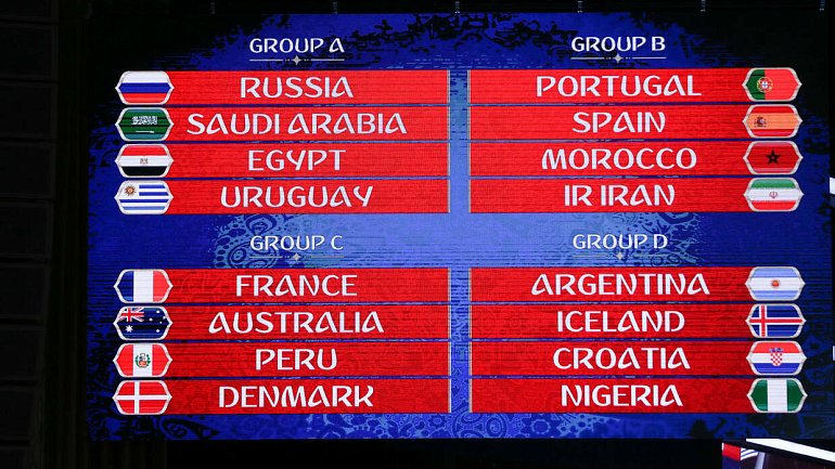 Календарь чемпионата мира по футболу в России - фото