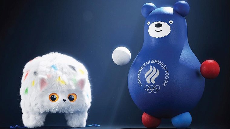 У олимпийской сборной России новые маскоты: кот-ушанка и медведь-неваляшка - фото